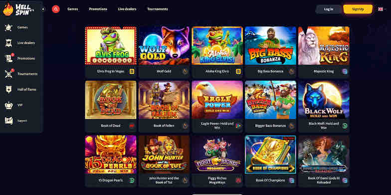 Hell Spin Casino – 300 € und 170 Freispiele